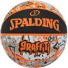 Spalding Graffiti Arancione Outdoor Gomma Pallone Da Pallacanestro Ufficiale Full Size 7
