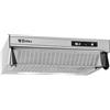 Trotter K802R-60A 2M Inox - Cappa sottopensile aspirante-filtrante 60 cm, portata massima 300 m³-h, rumorosita' 65 dB, Classe C, 3 velocita'