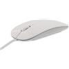 LMP 20411 Easy Mouse USB con 2-Pulsanti e rotella - Finitura bianco/argento