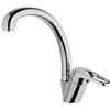 PIRALLA Rubinetto Miscelatore per lavello cucina Piralla serie Naomi con canna alta girevole 0NO00104A16 cromato