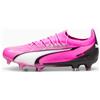 PUMA Scarpe da calcio ULTRA ULTIMATE FG/AG da donna, Rosa/Nero/Bianco/Altro