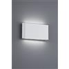 Trio Lighting THAMES II APPLIQUE DA ESTERNO LED 10W 900lm, 3000K BI-EMISSIONE FUSIONE ALLUMINIO BIANCO OPACO IP54 L. 17,5CM