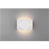 Trio Lighting ZANDOR APPLIQUE LED 6,5W 700lm, 3000K METALLO BIANCO CON TAGLI LASER L. 18CM