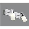 Trio Lighting CLAPTON BARRA 2 SPOTS LED 4,3W · 2x 430lm, 3000K ALLUMINIO L.36CM