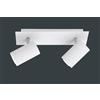 Trio Lighting MARLEY BARRA 2 SPOTS CIL SOFT BIANCO CM30 2 LUCI ATTACCO GU10