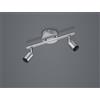 Trio Lighting PARIS SENZA LAMPADINA BARRA 2 LUCI ALLUMINIO ATTACCO GU10 L. 25CM