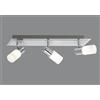 Trio Lighting CLAPTON BARRA 3 SPOTS LED 3x SMD LED, 4,3W · 3x 430lm, ALLUMINIO L.50CM