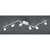 Trio Lighting NARCOS BARRA 6 SPOTS 13W 1200lm, 3000K BIANCA CON DIFFUSORE CONICO FORO L. 177CM