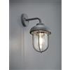 Trio Lighting DUERO APPLIQUE DA ESTERNO DOWN FUSIONE DI ALLUMINIO VERNICIATA ANTRACITE CON DIFFUSORE VETRO TRASPARENTE IP44 H.33CM 1 LUCE ATTACCO E27