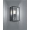 Trio Lighting GARONNE APPLIQUE DA ESTERNO RETTANGOLARE IN FUSIONE COLORE ANTRACITE L. 14CM X H. 26,5CM 1 LUCE ATTACCO E14