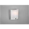 Trio Lighting ELISA APPLIQUE RETTANGOLARE VETRO DECORO E GRANIGLIA DI VETRO L.20CM X H.22CM 1 LUCE ATTACCO E27