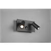 Trio Lighting Barra TUNGA LED barra 2 spots lef orientabili antracite 222969242