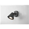 Trio Lighting KAVERI APPLIQUE DA ESTERNO CONO FUSIONE ALLUMINIO ANTRACITE H. 11CM IP44 1 LUCE ATTACCO GU10