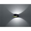 Trio Lighting LACAPO APPLIQUE LED 4,3W 430lm, 3000K NERA INTERNO ORO D. 10CM P. 15CM
