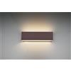 Trio Lighting CONCHA APPLIQUE LED 6W · 2x 600lm, 3000K BI-EMISSIONE METALLO COLORE RUGGINE CON REGOLAZIONE D'INTENSITA' 3 STEP AD INTERRUTTORE L. 28CM P. 4,5CM