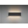 Trio Lighting CONCHA APPLIQUE LED 6W · 2x 600lm, 3000K BI-EMISSIONE METALLO COLORE ANTRECITE CON REGOLAZIONE D'INTENSITA' 3 STEP AD INTERRUTTORE L. 28CM P. 4,5CM