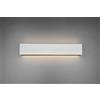 Trio Lighting CONCHA APPLIQUE LED 9W · 2x 1000lm, 3000K BI-EMISSIONE METALLO COLORE BIANCO CON REGOLAZIONE D'INTENSITA' 3 STEP AD INTERRUTTORE L. 46,5CM P. 4,5CM