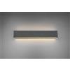 Trio Lighting CONCHA APPLIQUE LED 9W · 2x 1000lm, 3000K BI-EMISSIONE METALLO COLORE ANTRACITE CON REGOLAZIONE D'INTENSITA' 3 STEP AD INTERRUTTORE L. 46,5CM P. 4,5CM