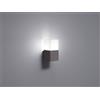Trio Lighting HUDSON APPLIQUE 1 LUCE ATTACCO E14 LAMPADINA LED INCLUSA COLORE ANTRACITE 8,5X11,5CM