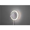 Trio Lighting JORDAN APPLIQUE LED 2W 200lm, 3000K- 5W550lm, 3000K BIANCA DOPPIA ILLUMINAZIONE CON ACCENSIONE SEPARATA D. 15CM