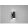 Trio Lighting RAY H2O APPLIQUE BI-EMISSIONE NERA IP44 H.16,6CM LED 8W 680lm, 3000K