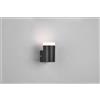 Trio Lighting Applique a parete RAY ip44 H 8,3cm nera 283110132