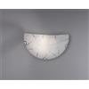 Trio Lighting SANDRINA APPLIQUE VETRO GRANIGLIA CON RIGHE TRASPARENTI L.30 X H.15CM 1 LUCE ATTACCO E 27