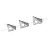 Trio Lighting ECCO KIT 3 PEZZI SOTTOPENSILE ACCIAIO 12,4cm LED 3W · 3x 200lm, 3000K