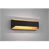 Trio Lighting ARINO APPLIQUE LED 13,5W 1500lm, 3000K BI-EMISSIONE LEGNO NATURALE CON FASCIA NERA DIMMERABILE CON INTERRUTTORE L. 35,2CM