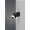 Trio Lighting GUAYANA SPOT ORIENTABILE ANCHE DA INCASSO METALLO NERO H. 12CM 1 LUCE ATTACCO GU10
