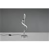Trio Lighting ISABEL LAMPADA DA TAVOLO LED 8,5W 950lm, 4000K CROMATA H. 56CM