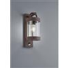 Trio Lighting SAMBESI APPLIQUE DA ESTERNO LANTERNA CON SENSORE DI MOVIMENTO METALLO RUGGINE H. 33CM 1 LUCE ATTACCO E27