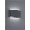 Trio Lighting THAMES II APPLIQUE DA ESTERNO LED 9W 900lm, 3000K BI-EMISSIONE FUSIONE ALLUMINIO ANTRACITE OPACO IP54 L. 17,5CM