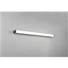 Trio Lighting FABIO H2O APPLIQUE LED 12W 1400lm, 3000K NERO IP44 L. 80CM DIMMERABILE