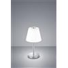Trio Lighting EMERAALD LAMPADA TAVOLO LED 4,5W · 1x 450lm, 3000K DIFFUSORE VETRO CONO 4 INTENSITA' DI LUCE COLORE CROMO H.29CM