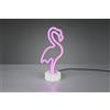 Trio Lighting FLAMINGO LAMPADA DA TAVOLO LED ROSA H. 30CM SMD, 1,5W · 1x 10lm,
