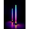 Trio Lighting BOY SET 2 LAMPADE DA TAVOLO LED 10W CON TELECOMANDO MULTIFUNZIONE LUCE BIANCA + RGB CON LUCE DINAMICA E CONTROLLO DEL SUONO RICARICABILI USB H. 55CM DIMMERABILE
