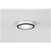 Trio Lighting CORE FARETTO LED 10W 1040lm, 3000K DA INCASSO PLASTICA NERA SATINATA TRIPLA ACCENSIONE INDIPENDENTE D. 14,8CM