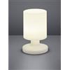 Trio Lighting LORA LAMPADA TAVOLO LED 1,5W 90lm, 3000K DA ESTERNO IP44 DIFFUSORE CILINDRO RICARICABILE H. 20,5CM D. 13CM