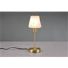 Trio Lighting LUIS II LAMPADA ASTA + VETRO SABBIATO MONTATURA OTTONE H.32CM 1 LUCE ATTACCO E14