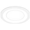 Trio Lighting CORE FARETTO DA INCASSO PLASTICA BIANCA SATINATA TRIPLA ACCENSIONE INDIPENDENTE D. 14,5CM LED 10W · 1x 1040lm, 3000K