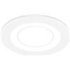Trio Lighting CORE FARETTO DA INCASSO PLASTICA BIANCA SATINATA TRIPLA ACCENSIONE INDIPENDENTE D. 8,2CM LED 5W 450lm, 3000K