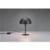 Trio Lighting NOLA LAMPADA DA TAVOLO METALLO NERO FORMA FUNGO H. 31CM 1 LUCE ATTACCO E14