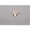 Trio Lighting NIMBUS FARETTO DA INCASSO LED 5W 450lm, 3000K QUADRATO BORDO NERO ACCENSIONI SEPARATE 8,5CM X 8,5CM