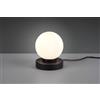 Trio Lighting PRINZ II LAMPADA NERA E SFERA BIANCA H 15CM 1 LUCE ATTACCO E14
