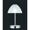 Trio Lighting QUEEN LAMPADA DA TAVOLO LED 3W 280lm, 3000K METALLO ACCIAIO TOUCH 4 INTENSITA' DIFFUSORE COPPA VETRO H.24CM