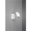 Trio Lighting TOULOUSE SPOT SINGOLO LED 3,5W 400lm, 3000K BIANCO SATINATO CON BORDO CROMATO H. 15CM