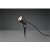 Trio Lighting UBANGI FARO DA ESTERNO CON PICCHETTO SINGOLO FUSIONE DI ALLUMINIO ANTRACITE IP54 CAVO 5 METRI 1 LUCE ATTACCO GU10