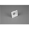 Trio Lighting KENAI FARETTO DA INCASSO QUADRATO ORIENTABILE BIANCO L. 9,2CM 1 LUCE ATTACCO GU10
