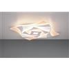 Trio Lighting AKITA PLAFONIERA LED 56W 6550lm, 3000 - 6500K 3D QUADRATA CON TELECOMANDO MULTIFUNZIONE 48CMX48CM DIMMERABILE